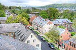 View of Widow's House from church belltower